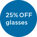 25% Off glasses